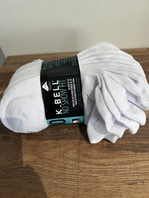 K. Bell Ladies - No Show Sock - 10 Pair Pack~ (UK Shoe Size 3-8)