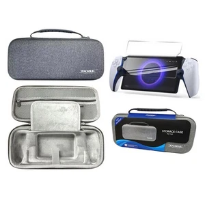 For PlayStation PS 5 Portal Game Console Case Handbag Storage Bag +Tempered Film - Picture 1 of 15