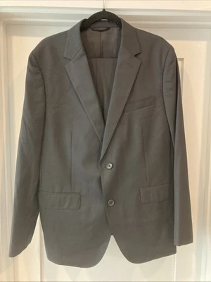 Traje negro Bonobos de 2 piezas para hombre, chaqueta de ajuste estándar 42R, pantalones ajustados 35/32 Foto 1 de 4