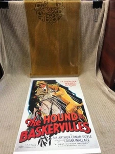 "THE HOUND OF THE BASKERVILLES" MOVIE POSTER (REPRODUCTION) Ships Free!! - Picture 1 of 5