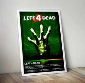 Left 4 Dead Poster Left 4 Dead Print  Gaming Poster 11x17 12x18 20x30 24x36 inch - Picture 1 of 8