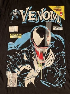 T-shirt unisex Marvel Venom protezione letale fumetto retrò maglietta adulto taglia M - Foto 1 di 5