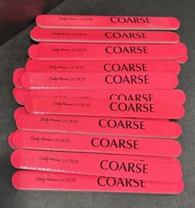 24 Sally Hansen La Cross Coarse Pink Nail File - Picture 1 of 2
