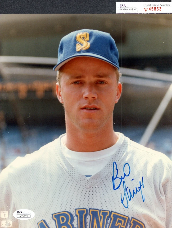 Foto 8x10 autografiada firmada por Bill Swift de los Seattle Mariners TRB 336 de JSA Foto 1 de 1