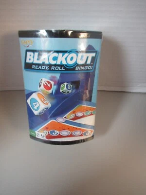 "BLACKOUT''  Ready Roll Bingo Dice Card Game by FUNDEX 2008 Carry Container NIP - Image 1 of 4