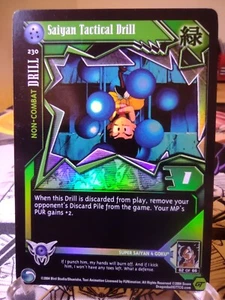 DBZ CCG DRAGON BALL GT SAIYAN TACTICAL DRILL #230 RARE LIMITED FLAT FOIL NM 2004 - Picture 1 of 2