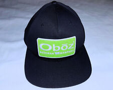 Oboz Sports Bozeman Montana Brand Adjustable cap-Black/Lime green-Brand New !!