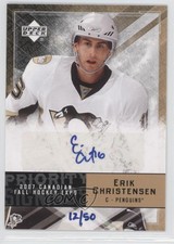 2007 Upper Deck Canadian Fall Expo Priority Signings /50 Erik Christensen Auto