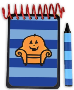 Handcrafted PUMPKIN Handy Dandy Notebook - Picture 1 of 3
