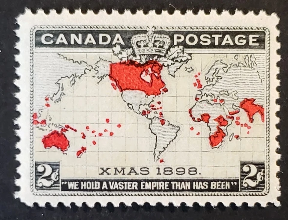 Stamps Canada Mint: #85i 2c black, grey & carmine Imp. Penny Postage F-VF MNH - Image 1 of 1