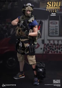 Modellino Damtoys Sdu Assault Team Leader Daniel Wu modello in scatola scala 1/6 - Foto 1 di 14