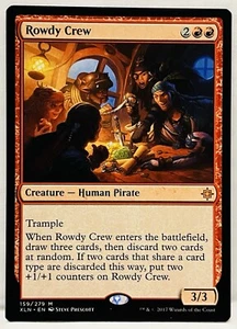 Rowdy Crew -#159-MTG-Ixalan (XLN)-Regular-NM - Picture 1 of 2