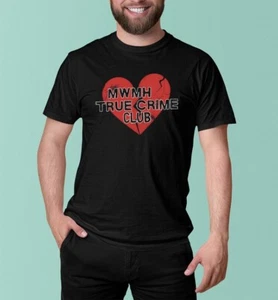 MWMH True Crime Club Broken Heart T Shirt-Unisex T-Shirt - Picture 1 of 4