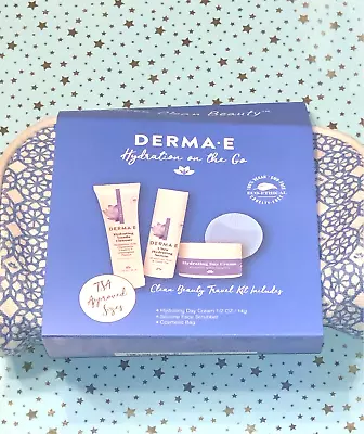 Derma E BRIGHTEN & GO Cosmetic Bag Travel Set *NEW 20 YEARS OF PERFECT FEEDBACK* - Image 1 of 4