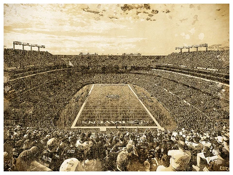 Baltimore Ravens Poster Print Sketch Wall Art Man Cave Decor 12x16" Cover