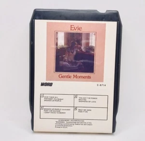 Vintage Evie Gentle Moments 8-Track Tape Word 2-8714 1976 Untested - Imagen 1 de 9