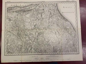 Mapa alemán vintage de la Primera Guerra Mundial 1915 TALSEN - TALSI 1:126 000, hoja n.º VII-02 - Imagen 1 de 5