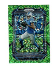 DJ CHARK JR. 2022 PANINI PRIZM GREEN NO HUDDLE PRIZM #99 5/5 1/1 $40.00 LSU RARE