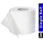 Toilet Rolls 2 PLY Unscented Luxury Soft Toilet Tissue Paper Loo Roll Bulk Packs