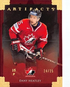 2013-14 Artifacts Spectrum #133 Dany Heatley TC/25 - Imagen 1 de 2