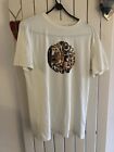 Pretty Green Cream “speakers” T Shirt Size Small Excellent Condition 