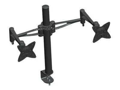 Monoprice 5560 Adjustable Tilting Desk LCD LED Dual Monitor Mount VESA 75 100