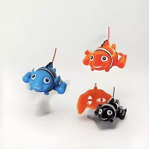 Keiko Mini ClownFish R/C Water Fish RC Toy Bundle - Triple Race - Picture 1 of 4