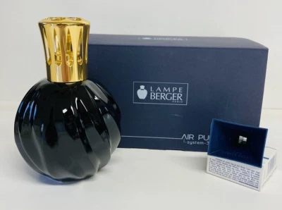Lámpara Berger Lámpara Fragancia Remolino Negro Nueva en Caja Nueva en Caja Foto 1 de 3