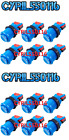 12 Happ Style Blue Arcade Buttons With Microswitches Jamma Mame Real Uk Stock