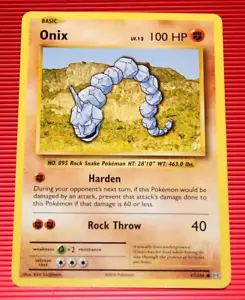 Tarjeta coleccionable Pokémon Onix LV.12 100 HP 2016 No. 61/108 - Imagen 1 de 1