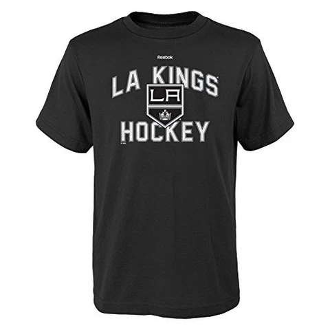 NHL Los Angeles Kings Boys Open Net Short Sleeve Tee, Large/(14-16), Black Cover