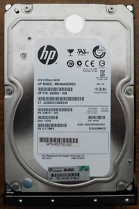 HP MB4000GCWDC 4TB 7200RPM 3.5" SATA III HDD Enterprise Hard Drive - Picture 1 of 2