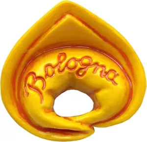 Magnete calamita frigo frigorifero cappelletto di Bologna souvenir casa cucina - Bild 1 von 5