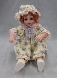 2005 Marie Osmond Claudia Tiny Tots Red Hair Girl Doll in Floral Dress - Picture 1 of 4