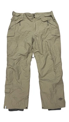 Pantalones de esquí Columbia Omni Tech impermeables línea polar bronceado cremallera ventilación para hombre XL 40x34 Foto 1 de 4