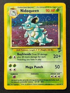 Nidoqueen 12/130 Holo Rare Base Set 2 - Pokemon Card WOTC - HP - Picture 1 of 3