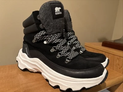 Bota impermeable negra para mujer SOREL Kinetic Breakthru Conquest NL4904-010 talla 8 Foto 1 de 4