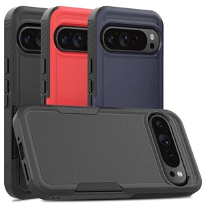 For Google Pixel 9/9 Pro XL Phone Case Heavy-Duty Tough Rugged Dual Layer Cover - Picture 1 of 22