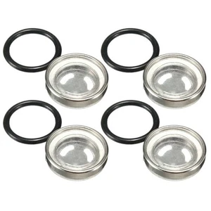 4pcs 18mm Motorcycle-Bike Pompa Freno Reservoir-Sight Vetro Len-Gasket - Picture 1 of 12
