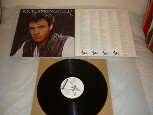 RICK SPRINGFIELD LIVING IN OZ UK 1ST 80s LP EX COMBINED POSTAGE - Picture 1 of 9