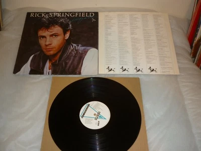 RICK SPRINGFIELD LIVING IN OZ UK 1ST 80s LP EX COMBINED POSTAGE - Image 1 of 4