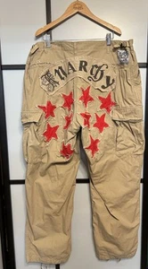 Vintage Keanan Duffty Cargohose Anarchy limitierte Auflage Handsiebdruck Herren XL - Bild 1 von 9