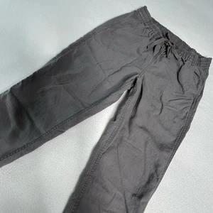 J Crew Point Sur Womens Size 4 Seaside Jogger Pants Linen Blend Gray G4611 - Picture 1 of 7