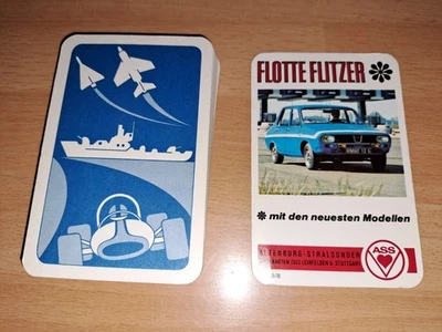 ASS Flotte Flitzer Quartett Nr.3238/8 Altenburg VW Opel Gebraucht Komplett - Bild 1 von 3