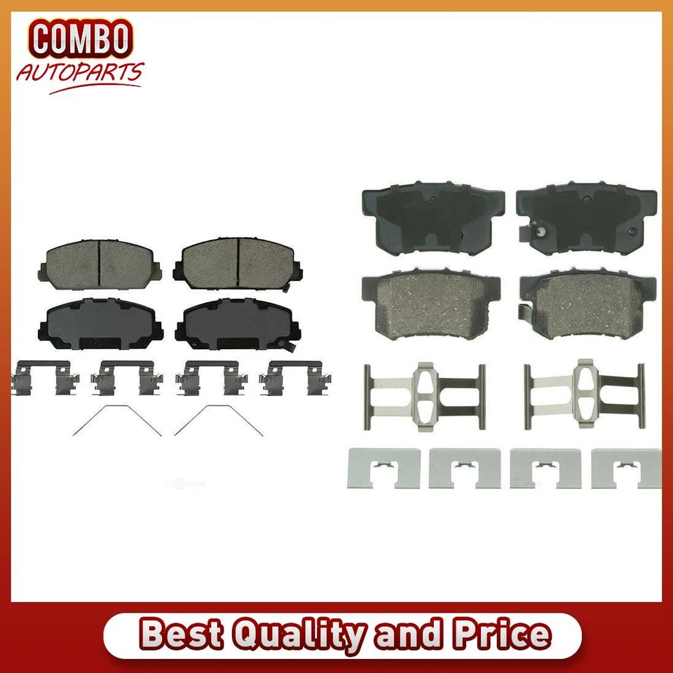 Juego de pastillas de freno de disco delanteras traseras para Acura RDX 2013-2013 Foto 1 de 4