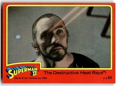 1980 Topps Superman II Card #60 The Destructive Heat Rays! - Image 1 of 4