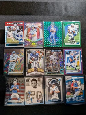  Lote de 12 tarjetas - Detroit Lions con 1 tarjeta #'d Foto 1 de 4
