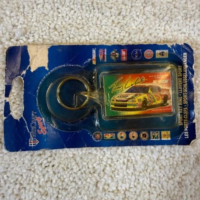 Vintage 1997 Tony Labonte #18 Interstate NASCAR WinCraft Sport Key Ring - Image 1 of 3