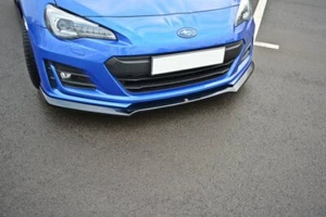 Labio de alerón Cup enfoque frontal V.2 para Subaru BRZ Mk1 FL negro brillante - Imagen 1 de 8