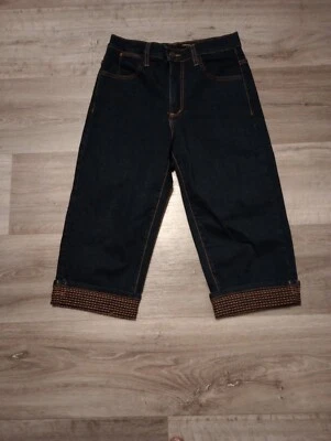 NYDJ Womens Tummy Tuck  Denim Bermuda Jeans Shorts Blue - Image 1 of 4